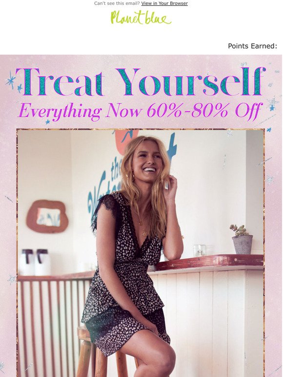 Sunday Funday : TREAT YOURSELF to 60-80% Off