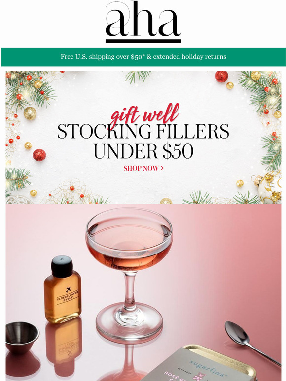 Stylish stocking fillers under $50