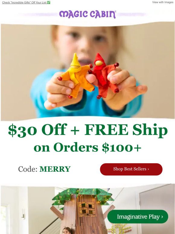 Last Day to Take $30 Off!