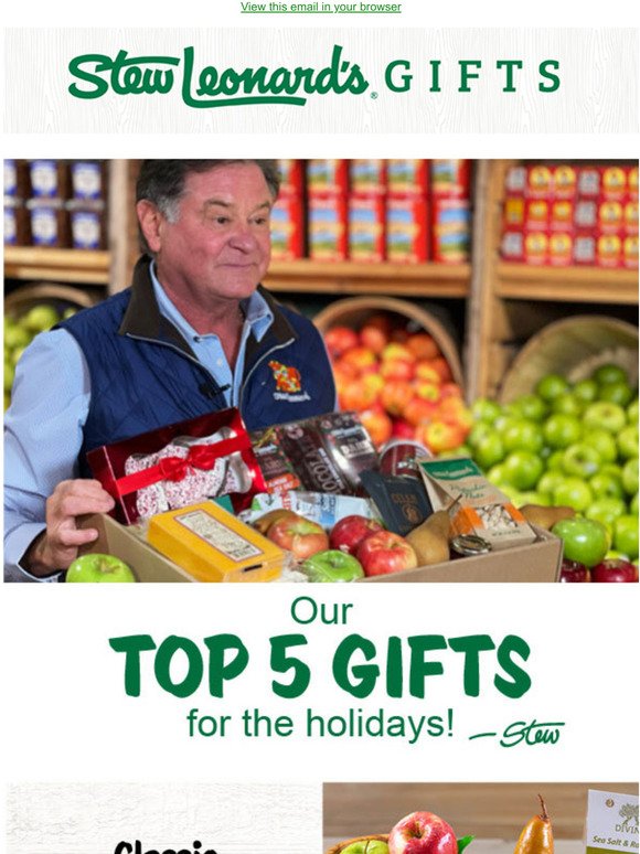Stew Leonard's Gift Baskets Our Top 5 Gifts For the