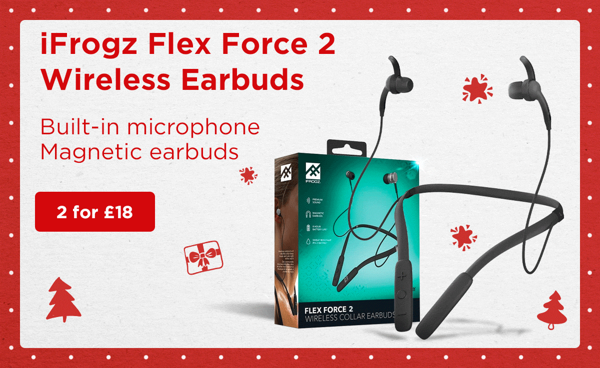 ifrogz flex force wireless neckband earbuds