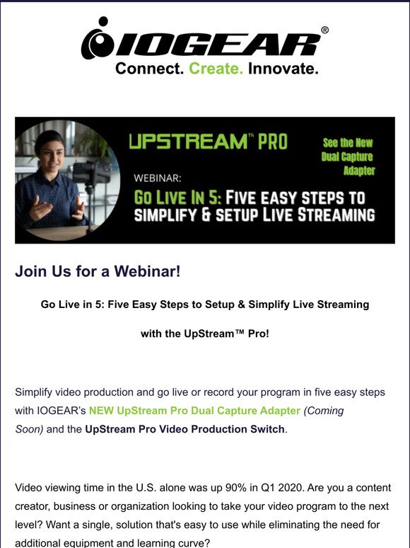 [Webinar- This Week!] Go Live in 5: Five Easy Steps to Simplify & Setup Live Streaming