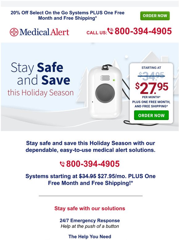 Happy Holidays from Medical Alert