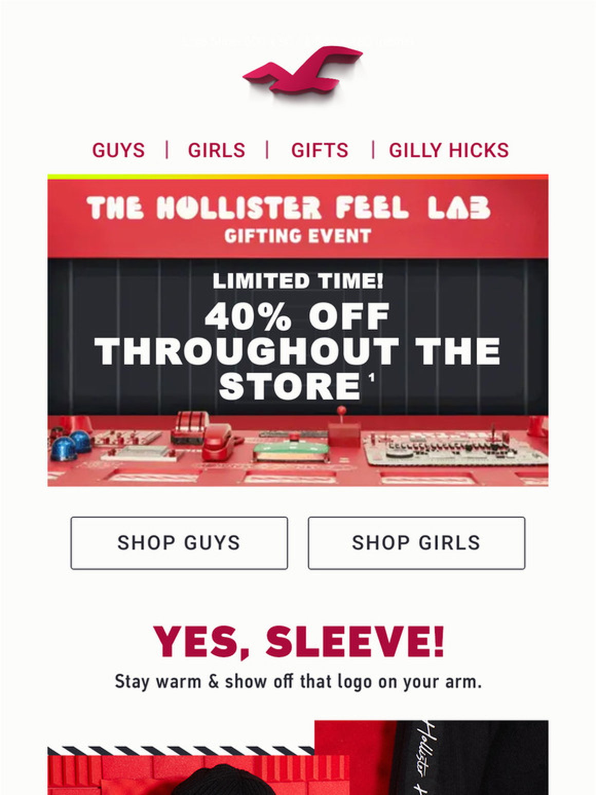 hollister email coupon