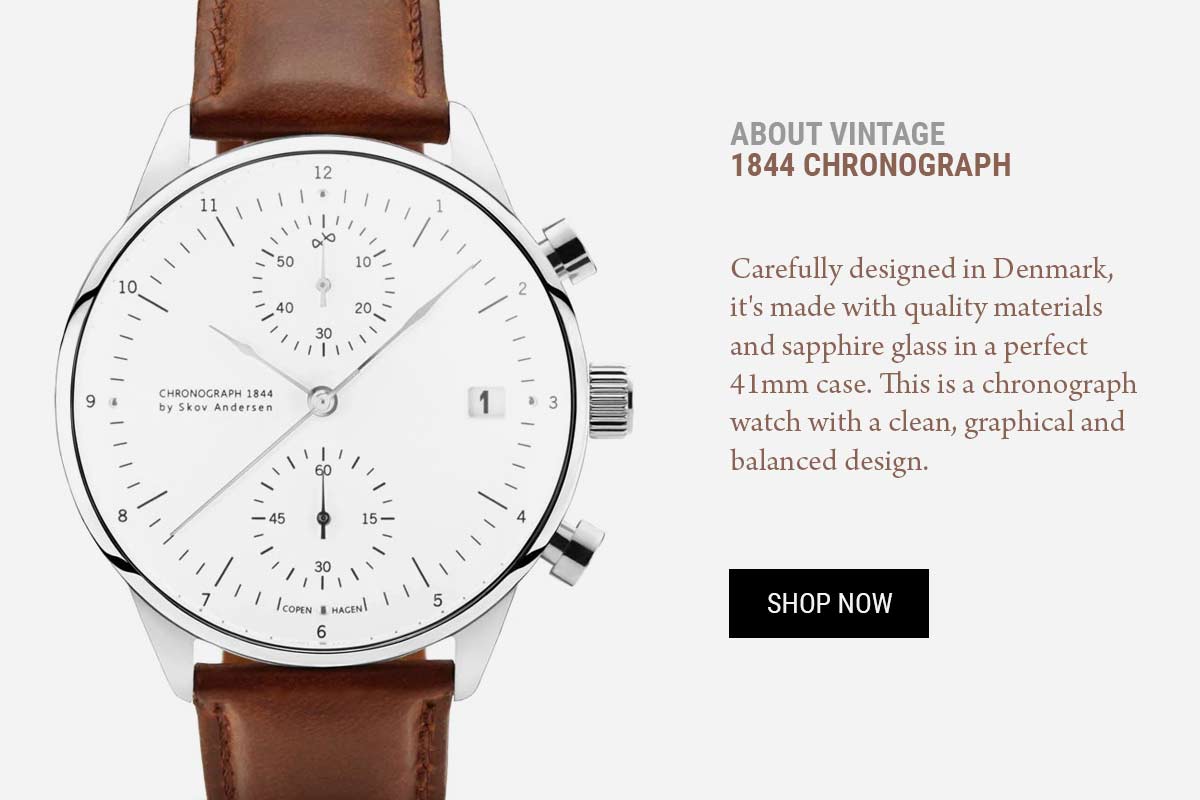 1844 chronograph watch