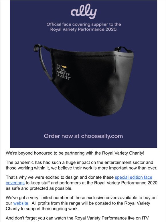 Limited edition Royal Variety covers now in!
