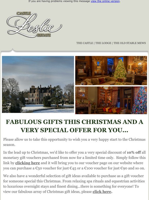 Fabulous Gifts this Christmas and a very special offer for you...