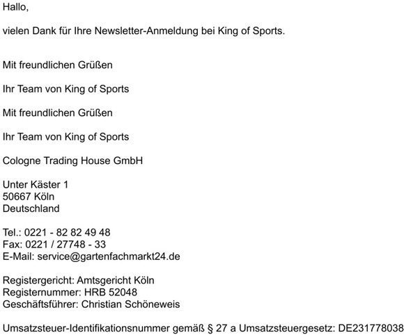 Vielen Dank für Ihre Newsletter-Anmeldung
