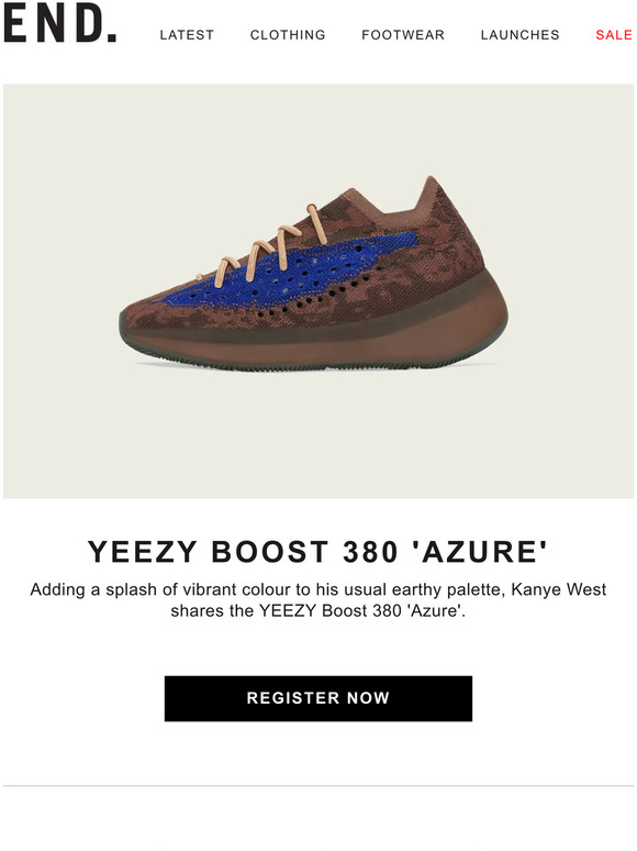 end clothing yeezy 380