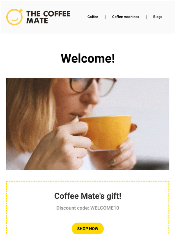 Thanks for signing up! 💛 ☕️