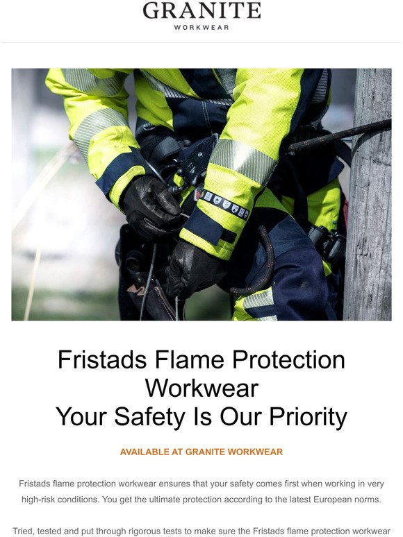 Fristads Flame Protected Workwear For Your Safety.