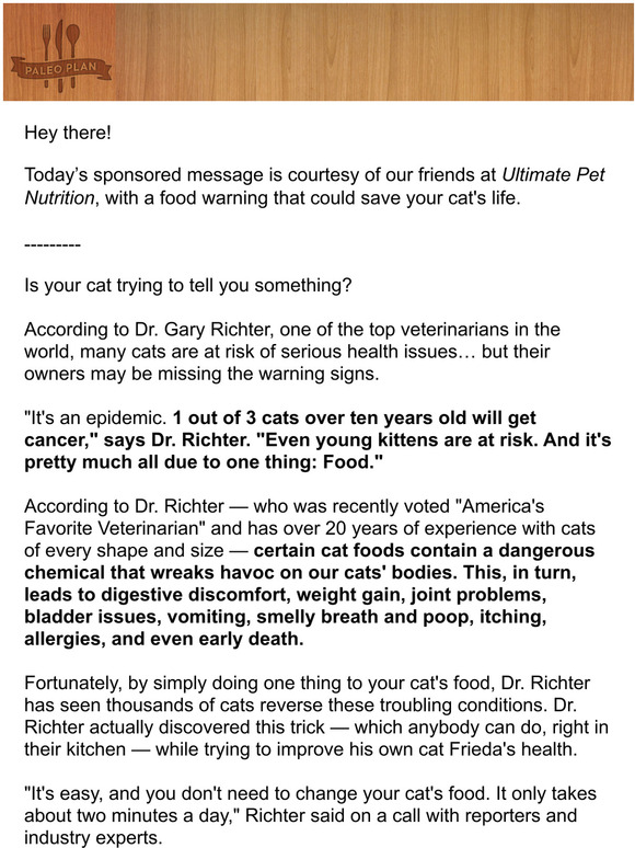 PaleoPlan If Your Cat Vomits (Do This Every Day) Milled