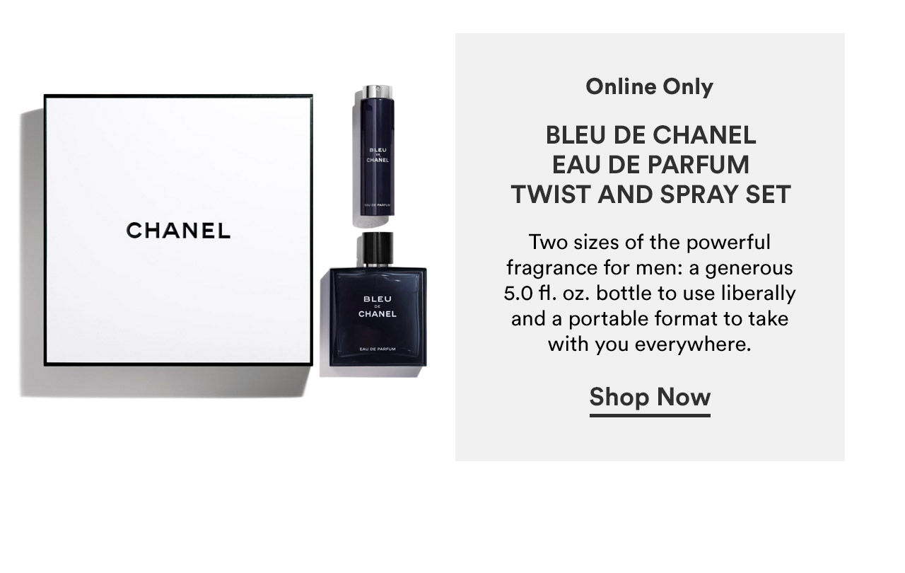 bleu de chanel eau de parfum twist and spray set