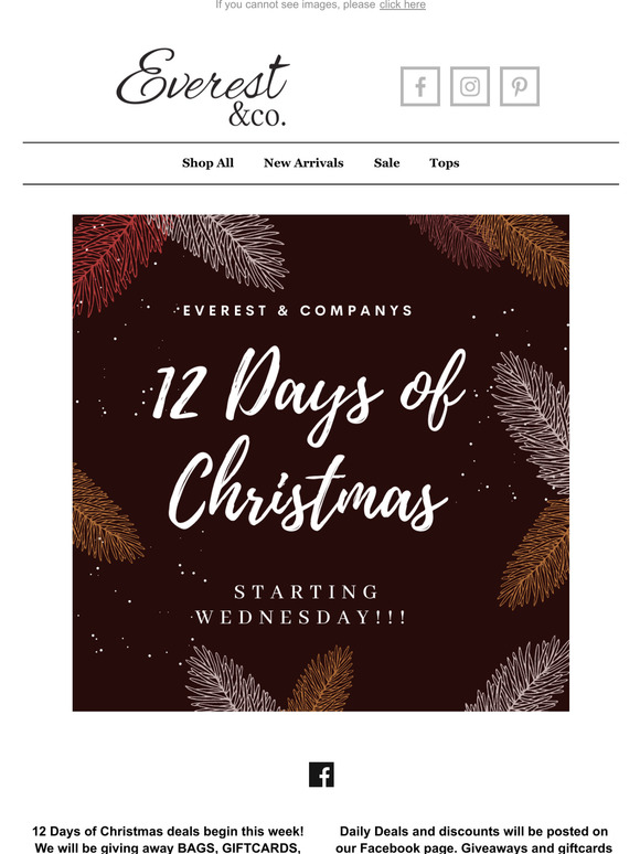 12 Days Of Christmas  You don't wanna miss this!