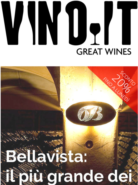 (-20%) BELLAVISTA: il più grande dei Franciacorta!