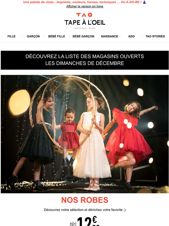 tao robe bebe fille