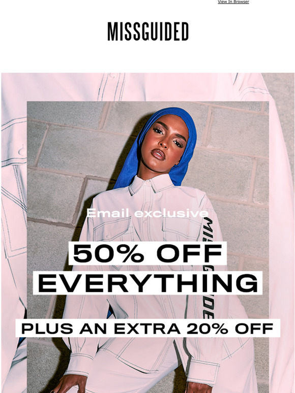 Missguided 20 deals percent off