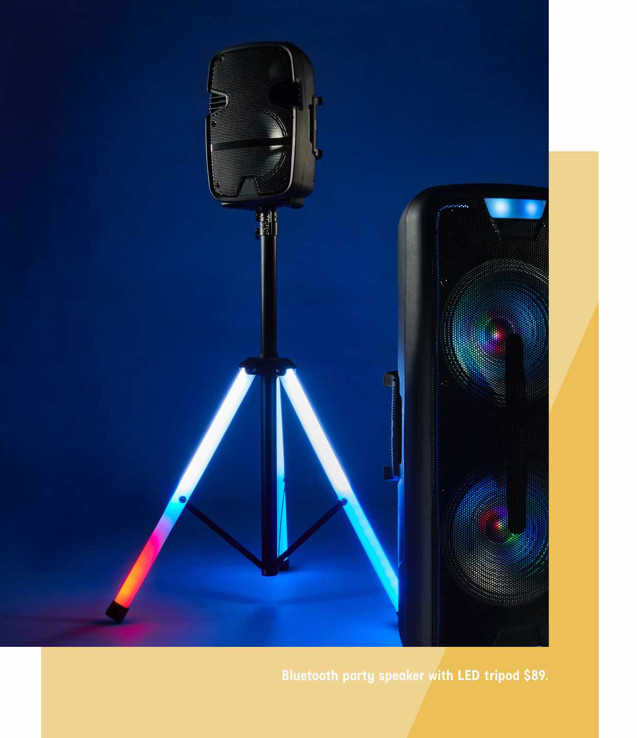 kmart bluetooth speaker with lights