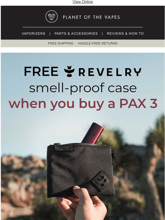 Planet of the Vapes: FREE Revelry case with PAX 3 Purchase | Milled Planet of the Vapes: FREE Revelry case with PAX 3 Purchase | Milled