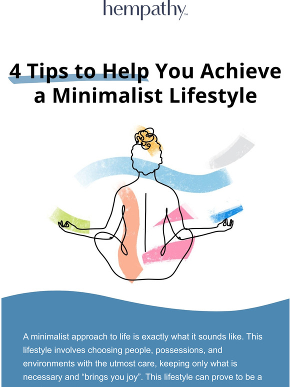 4 Tips to Help You Achieve a Minimalist Lifestyle