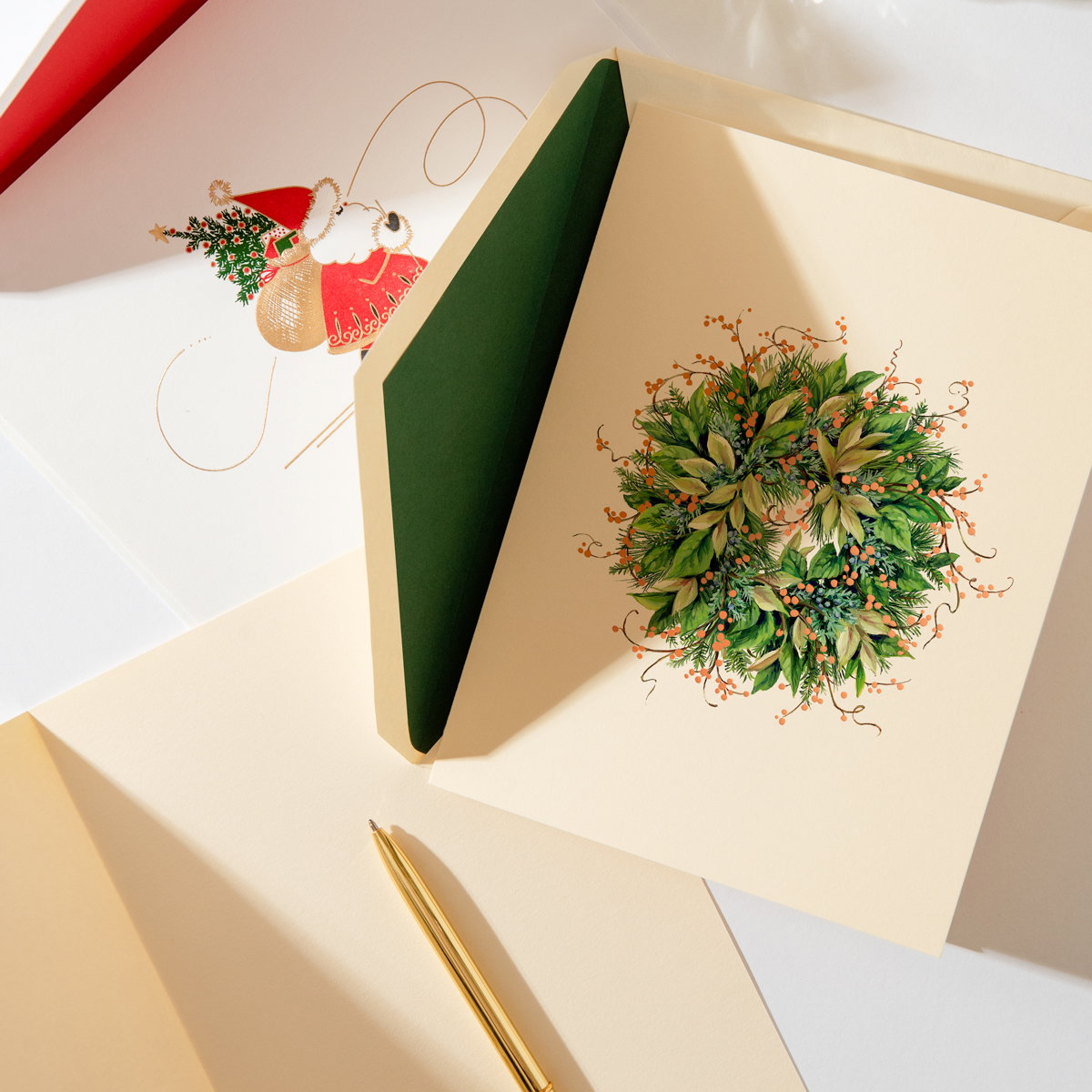 Crane & Co Buy Any 3 Holiday Card Boxed Sets, and Save 10! Milled