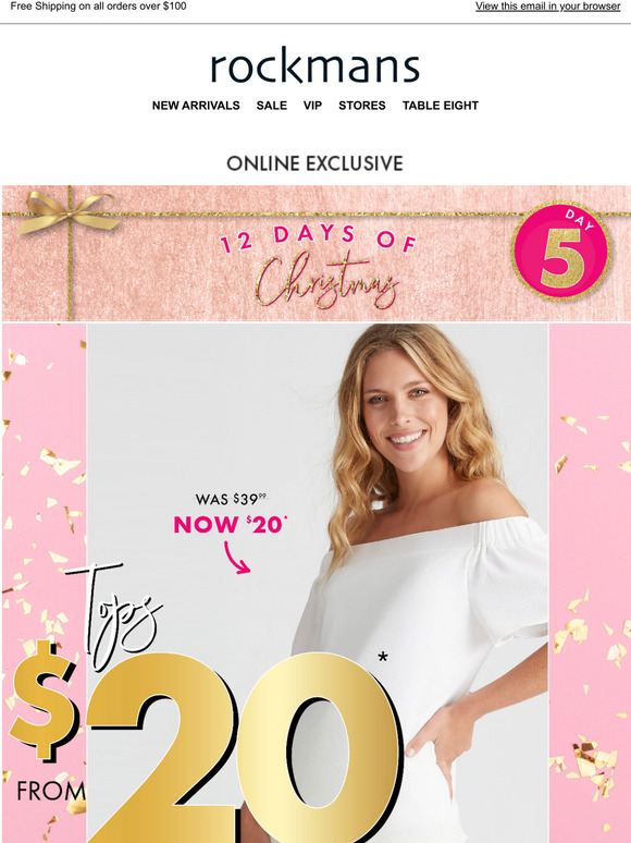 Best-selling Tops from $20* | Top this