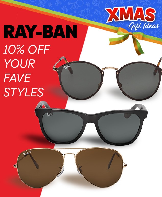 ray ban on face woman