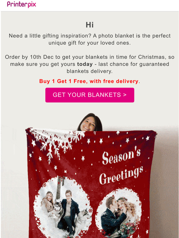 printerpix free blanket