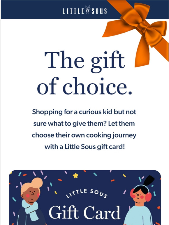 Gift cards always fit.  💌