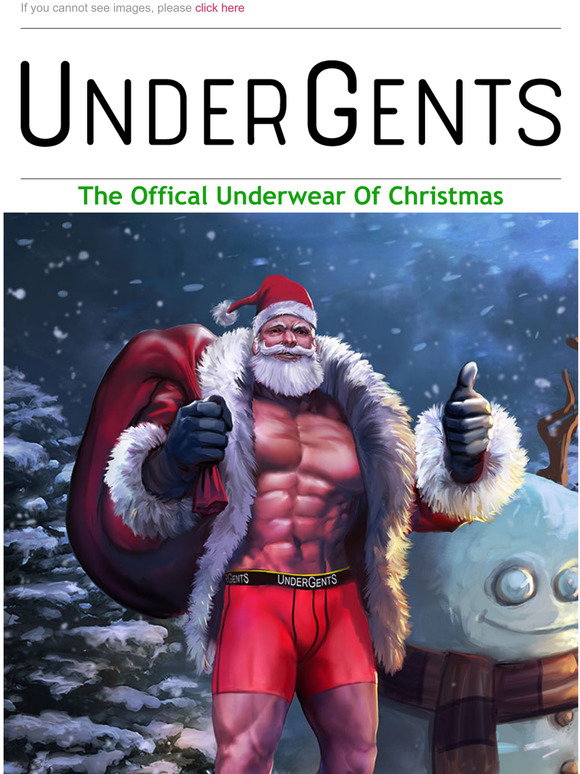 UnderGents Are The Official Underwear Of Christmas