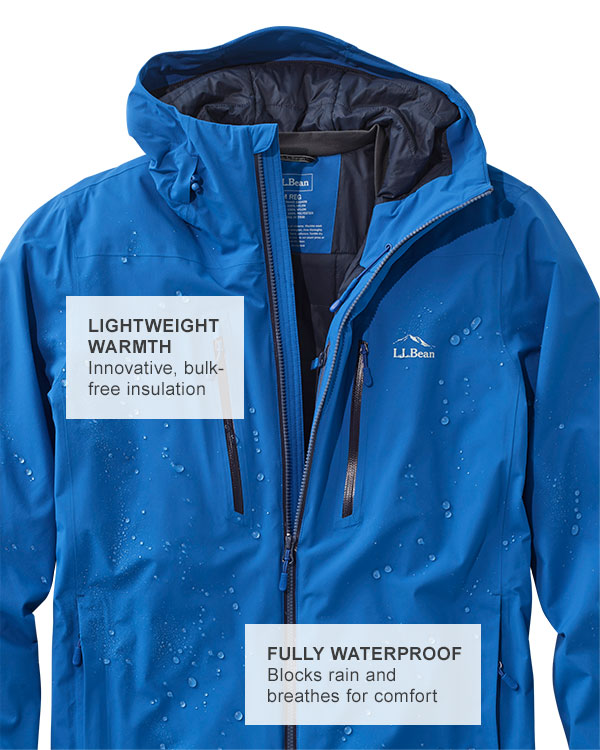 men's waterproof primaloft packaway jacket