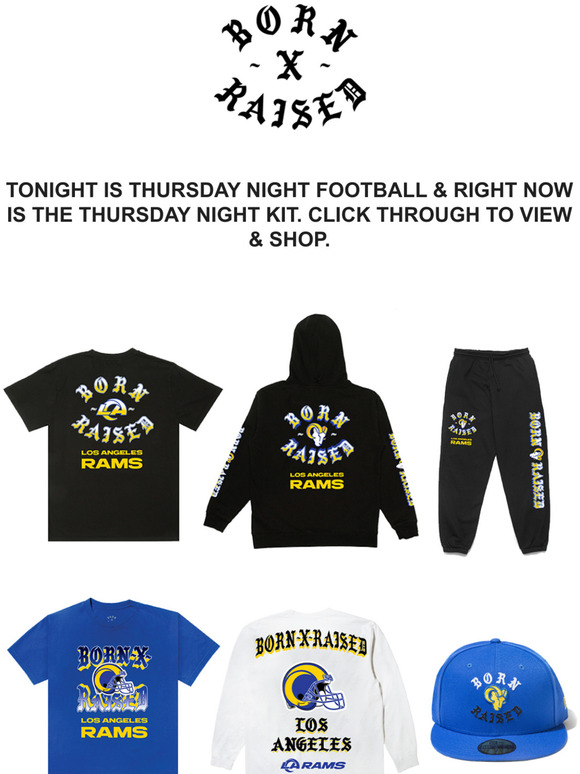 Los Angeles Rams and BornxRaised Launch Collaboration