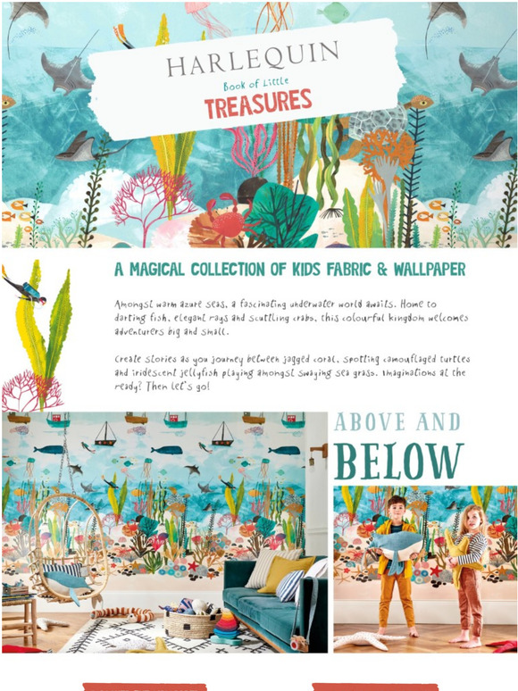 A magical collection of kids fabric & wallpaper