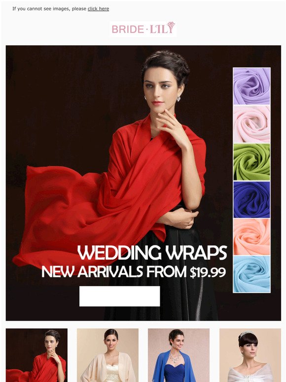 30+ Elegant Bridal Wraps from Bridelily