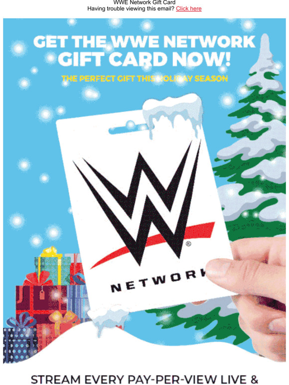 gift card wwe network