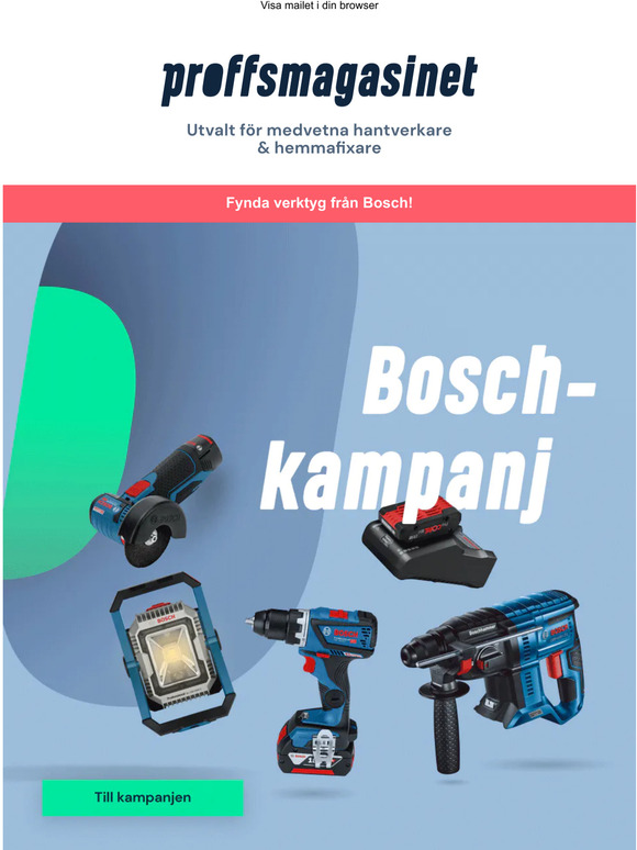 Bosch verktyg kampanj