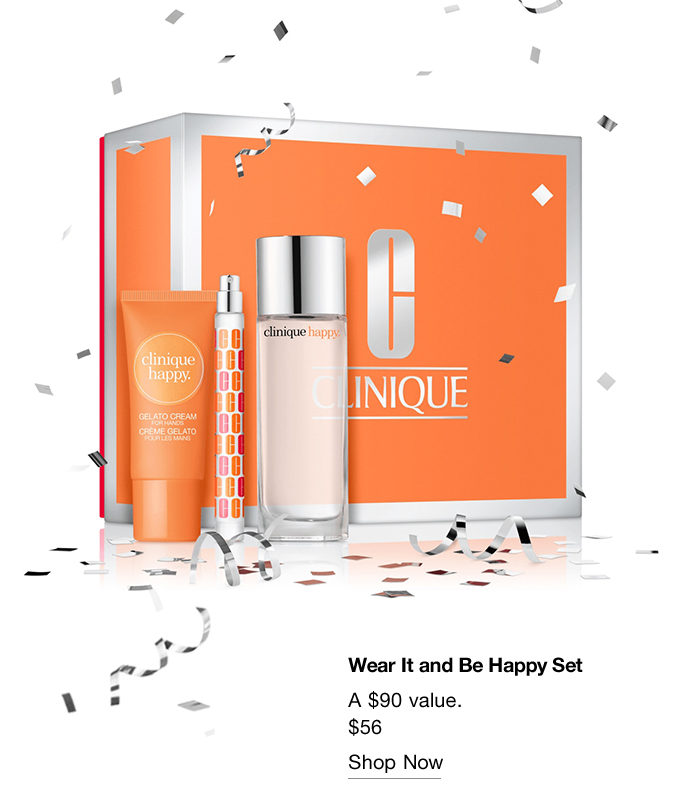 Clinique wear it best sale and be happy set