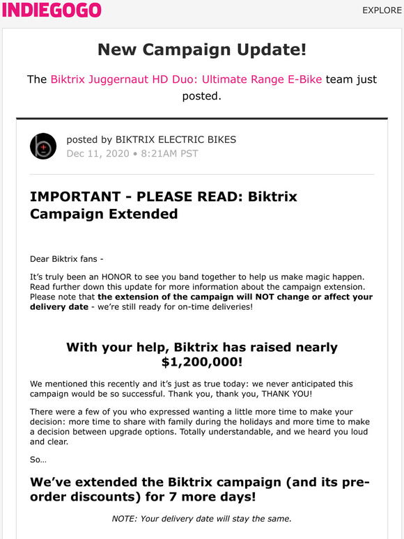 biktrix indiegogo