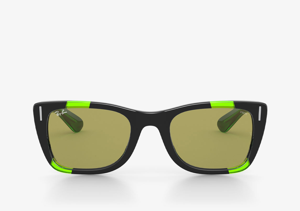 ray ban caribbean green fluo