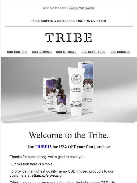 Welcome to the Tribe!