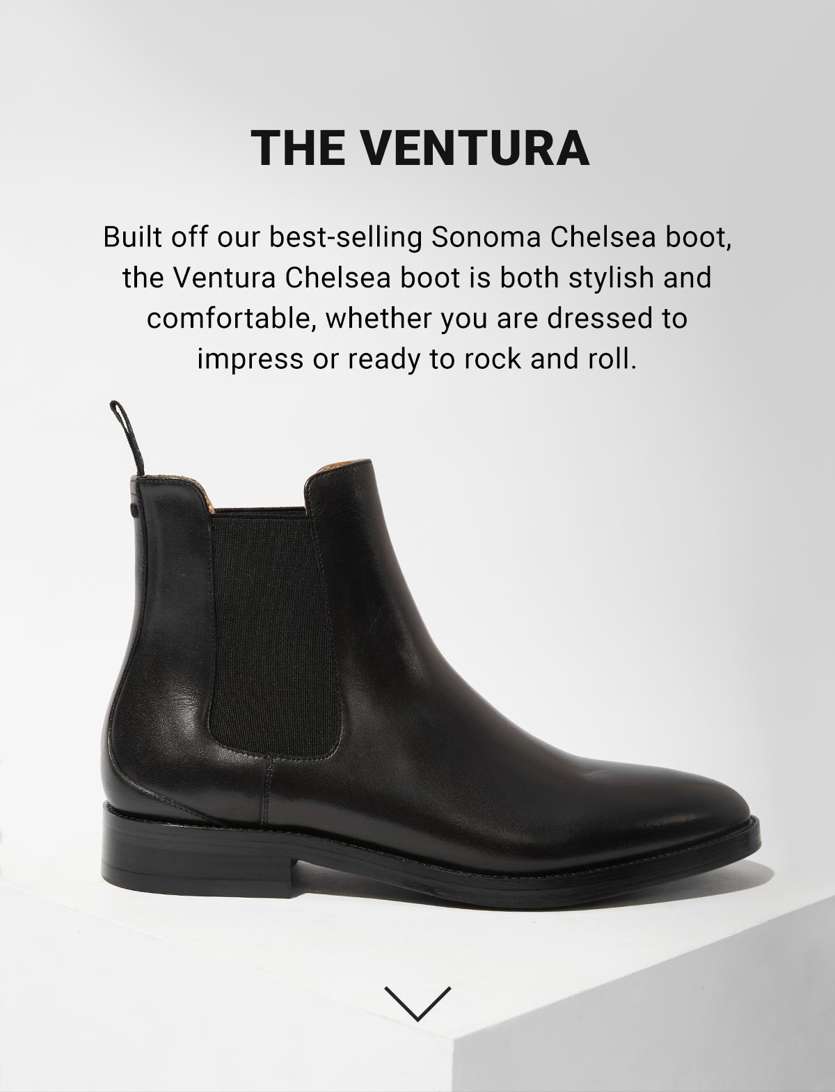 ventura suede chelsea boot