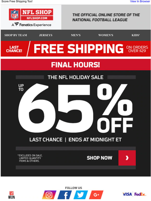 nfl europe shop discount code