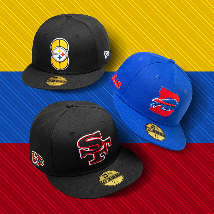 nfl logo mix hat