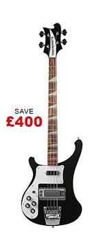 Rickenbacker 4003 Left Handed Electric Bass Guitar - Jetglo