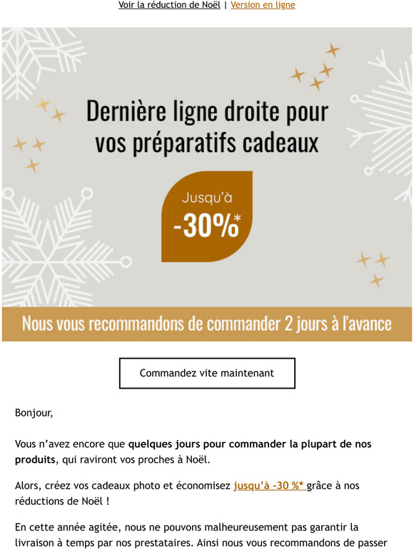 Le 🎅 se prépare à venir !