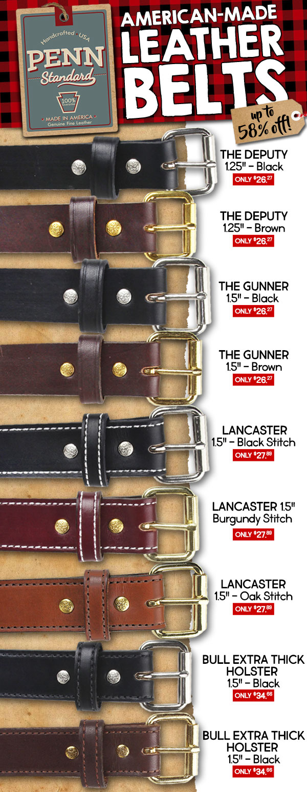amish made belts