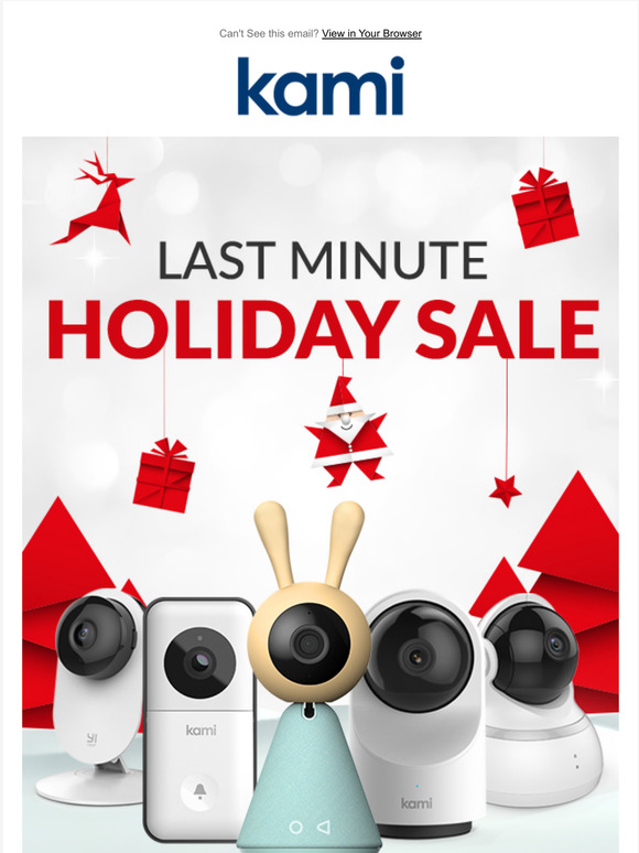 Time is Running Out on Kami Last Minute Holiday Sale ❄️ ⏱