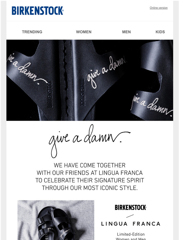 lingua franca birkenstock