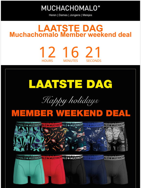 Muchachomalo: LAATSTE DAG: 50% Member Korting! | Milled