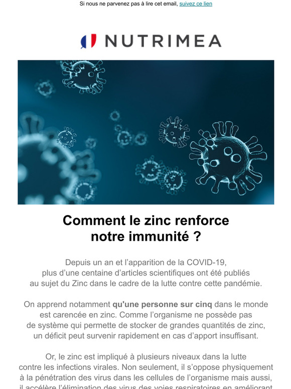 Comment le zinc renforce notre immunité ?